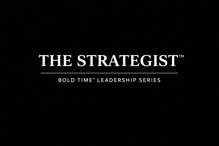 Title: "Strategic Thinking for Everyday Leaders: Bold Leadership."